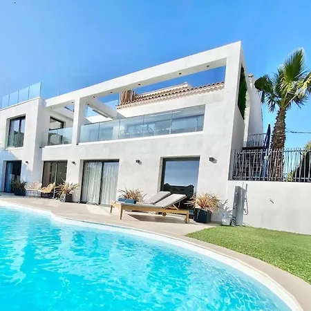 Villa Luxe Palmerey 10 Pax Piscine Spa Vue Mer Saint-Raphaël