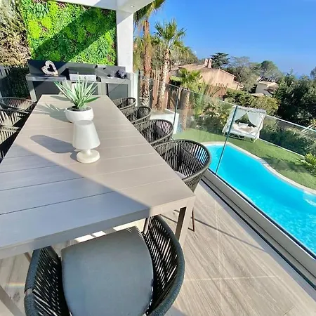 Luxe Palmerey 10 Pax Piscine Spa Vue Mer Villa Saint-Raphaël